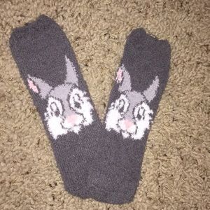 super soft unused bunny socks